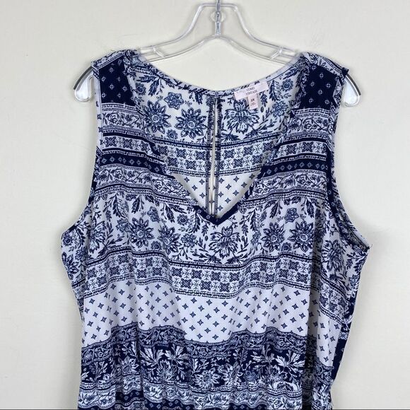 Nordstrom Como Vintage Sleeveless Midi Dress 2X 3X - Picture 5 of 8